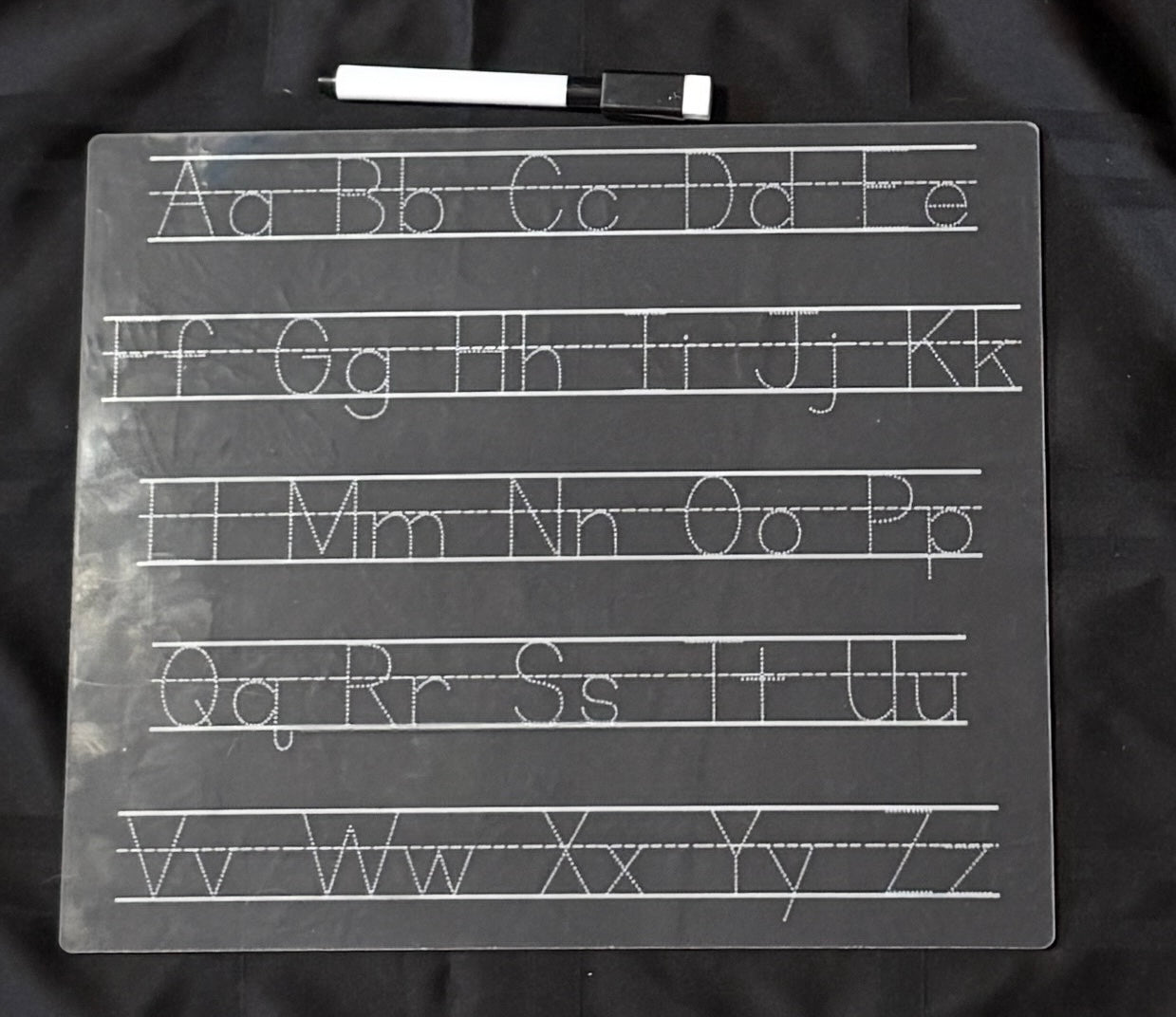 Acrylic Dry Erase Educational Boards