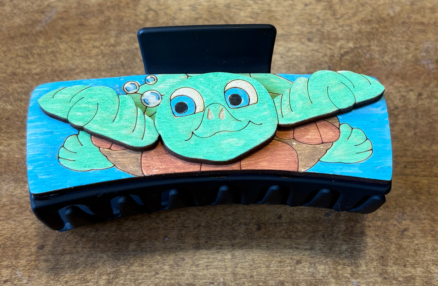 4” 3D Turtle Claw Clip