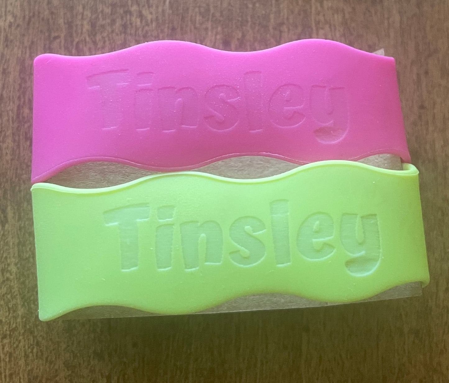 Engraved Silicone Bottle Bands