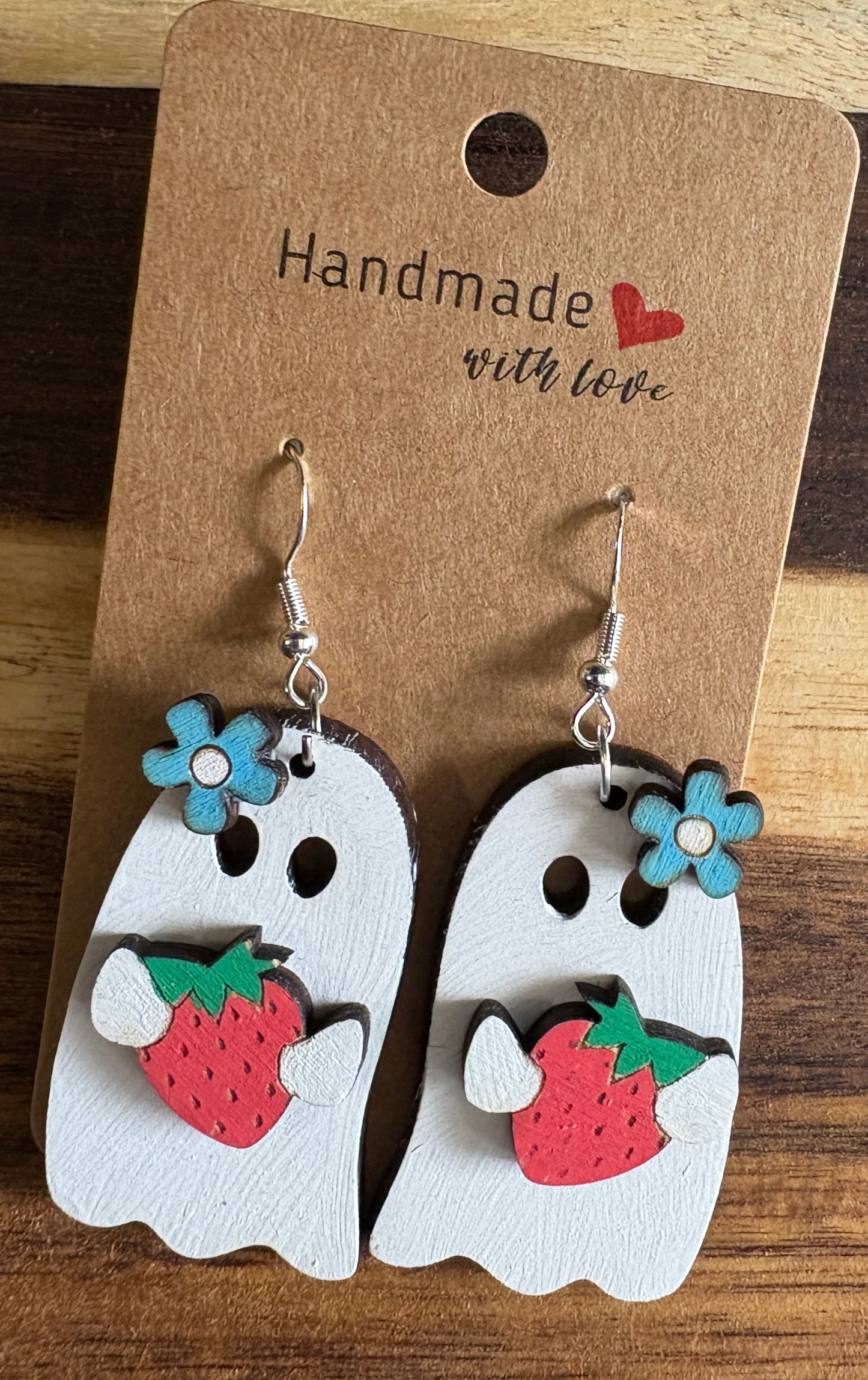 Ghost 3D Dangle Earrings