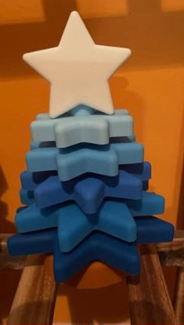 Silicone Christmas Tree Blue