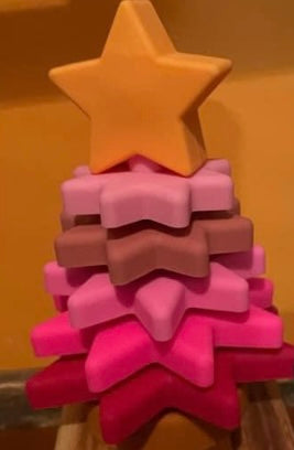 Silicone Christmas Tree Pink