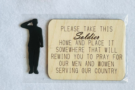 Pray For A Soldier Keepsake