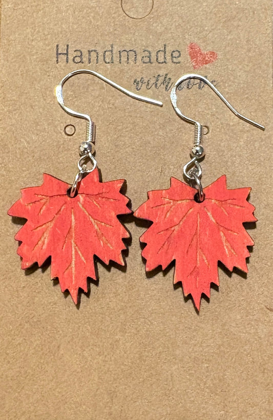 Leaf Dangle Earrings