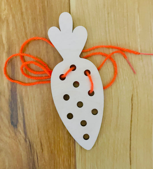 Carrot Lacing Toy