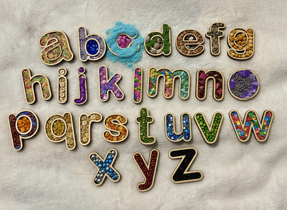 Alphabet and Number Small Sensory Trays