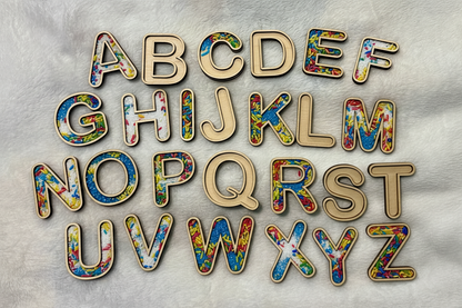 Alphabet and Number Small Sensory Trays