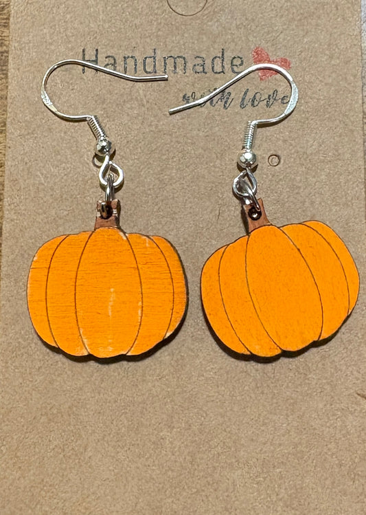 Pumpkin Dangle Earrings