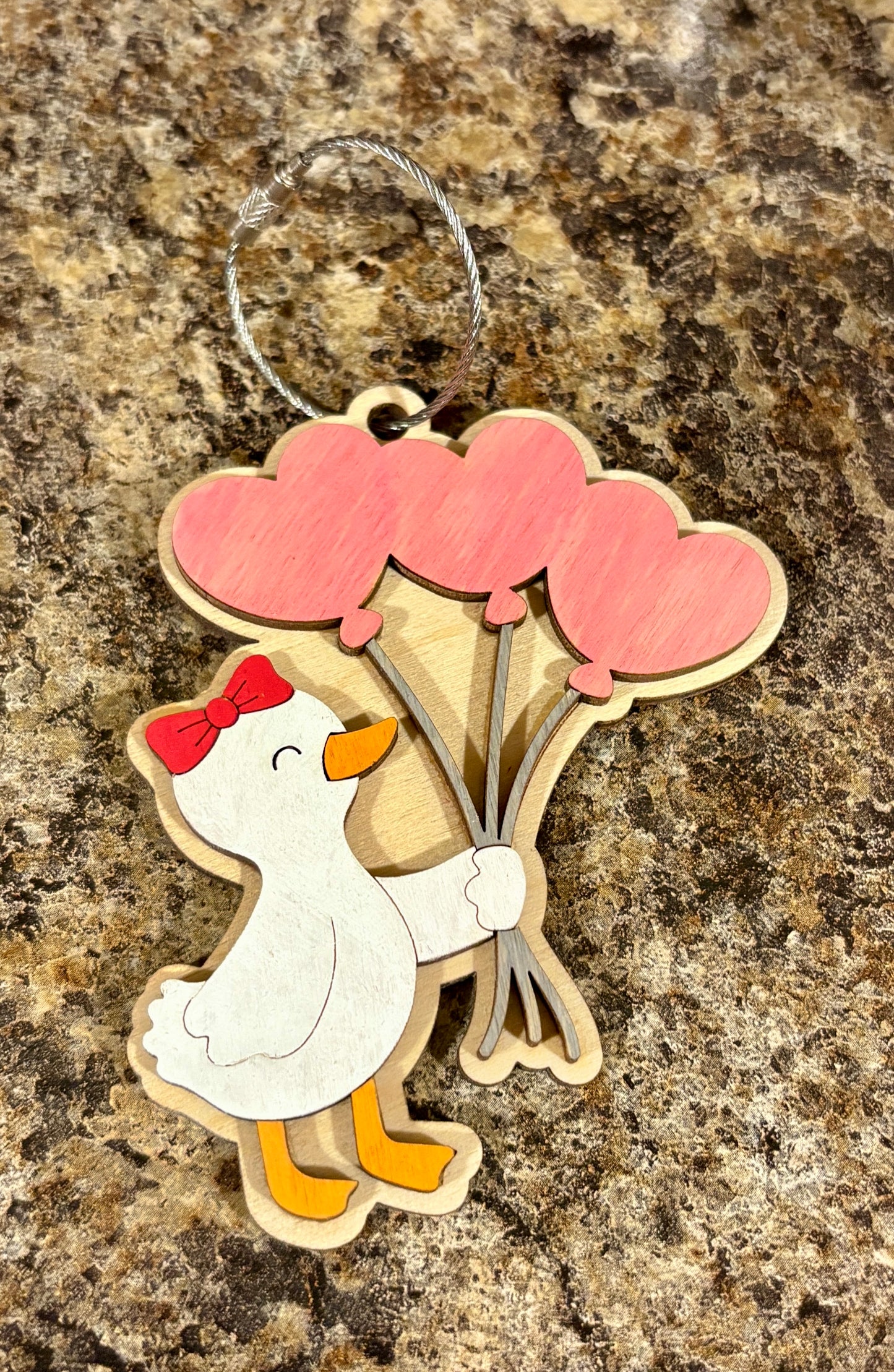 Silly Goose Valentine Basket Tag