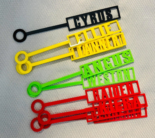 Personalized Name Bubble Wand