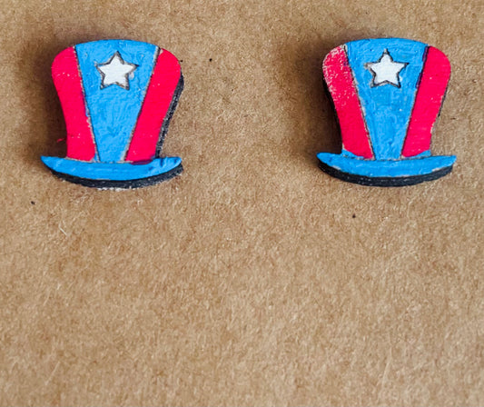 Patriotic Stud Earrings