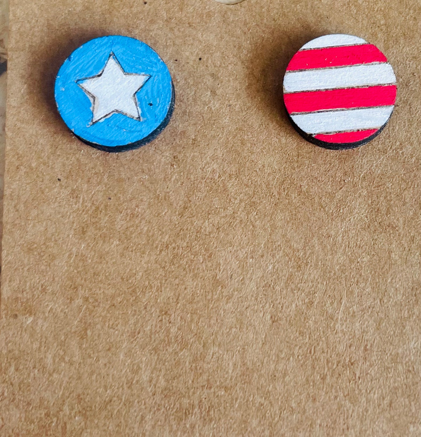 Patriotic Stud Earrings