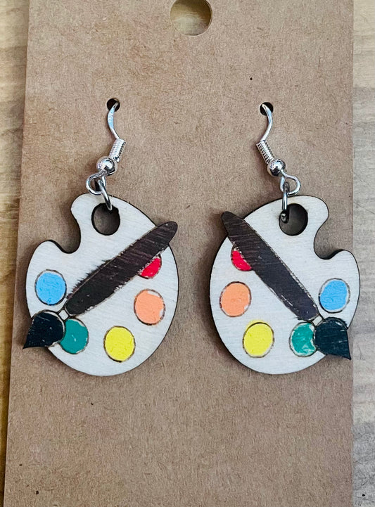 Paint Dangle Earrings