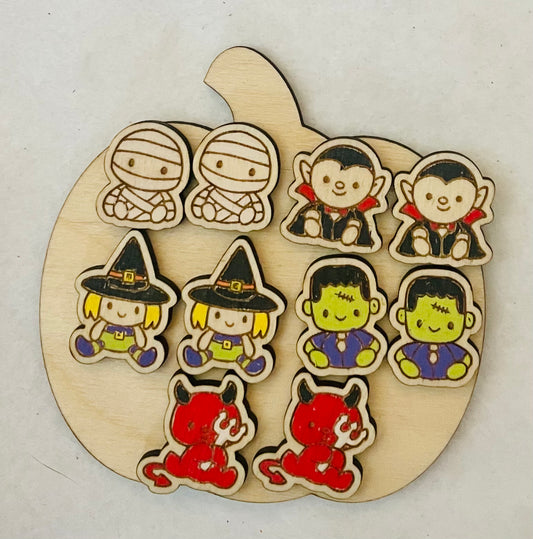 Baby Halloween Stud Set