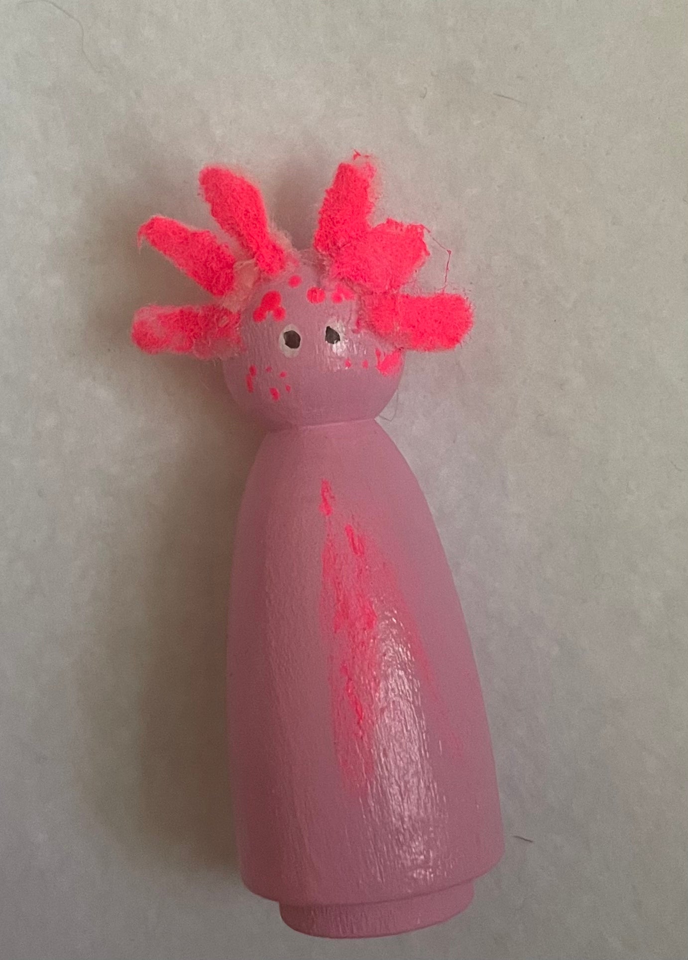 2” Axolotl Peg Doll