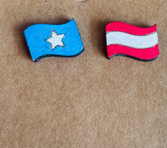 Patriotic Stud Earrings