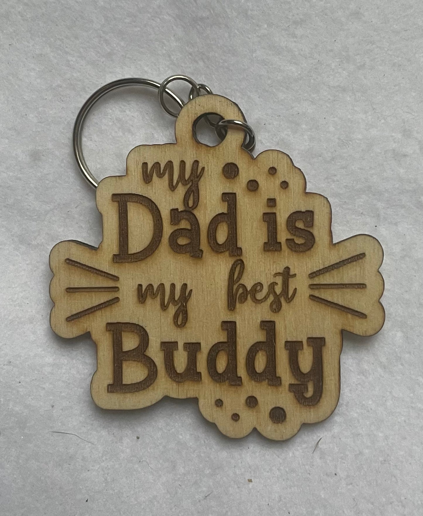 Dad buddy keychain