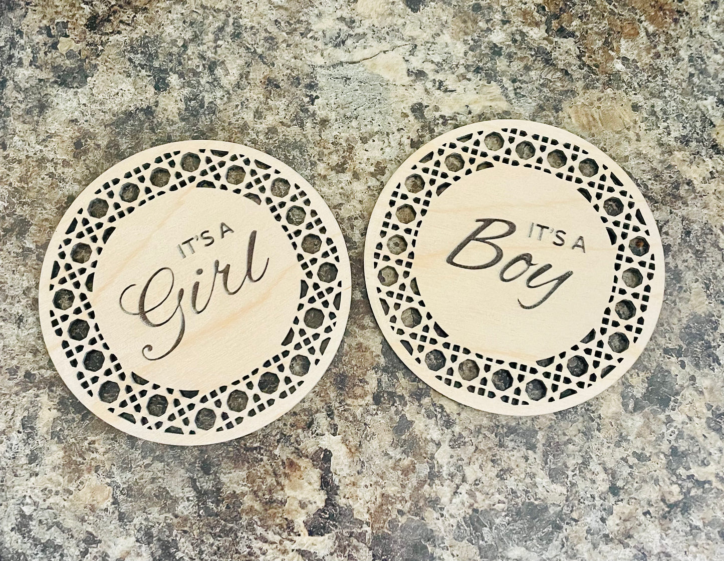 Gender Reveal Disc Set