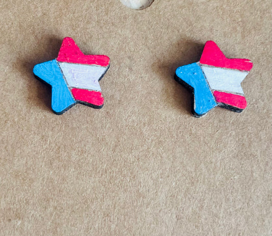 Patriotic Stud Earrings