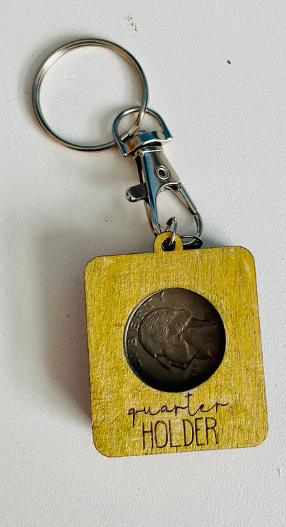 Quarter Holder Keychain