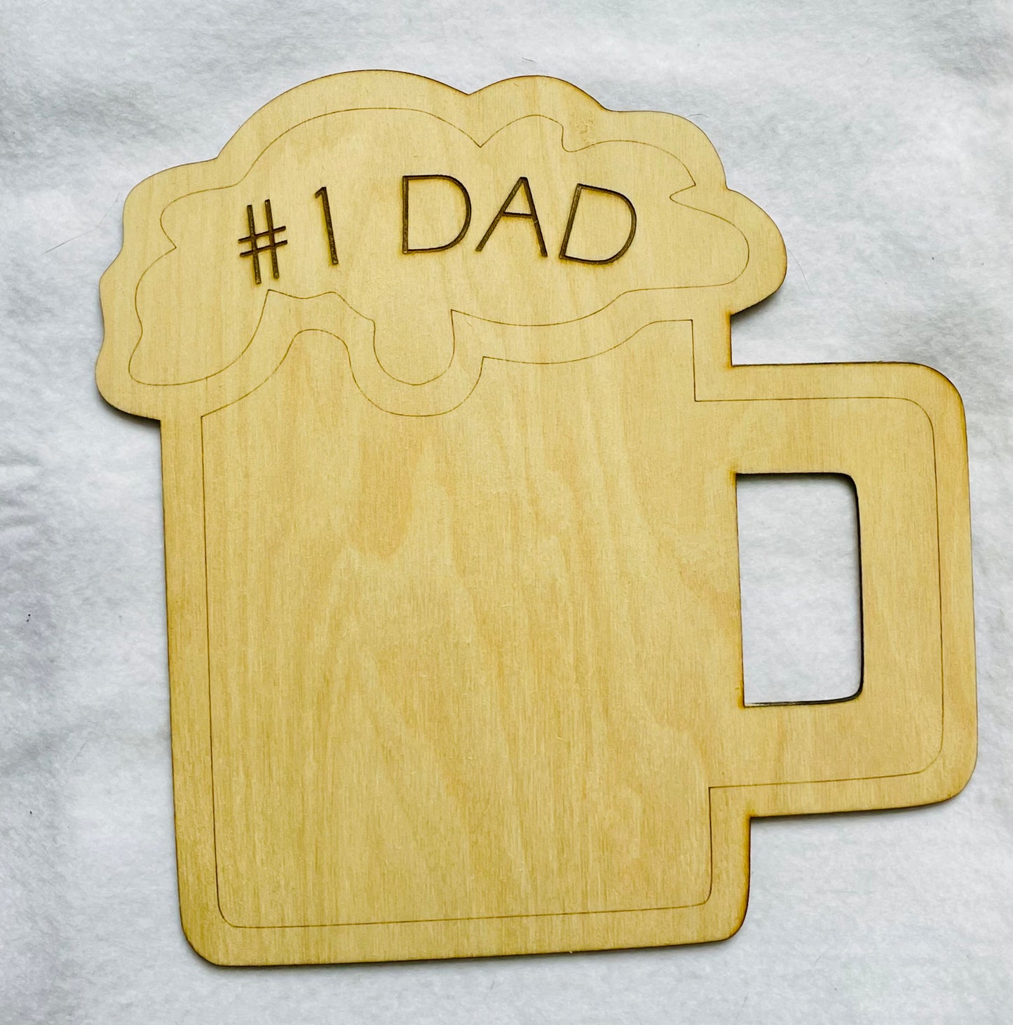 Father’s Day Handprint Sign Beer