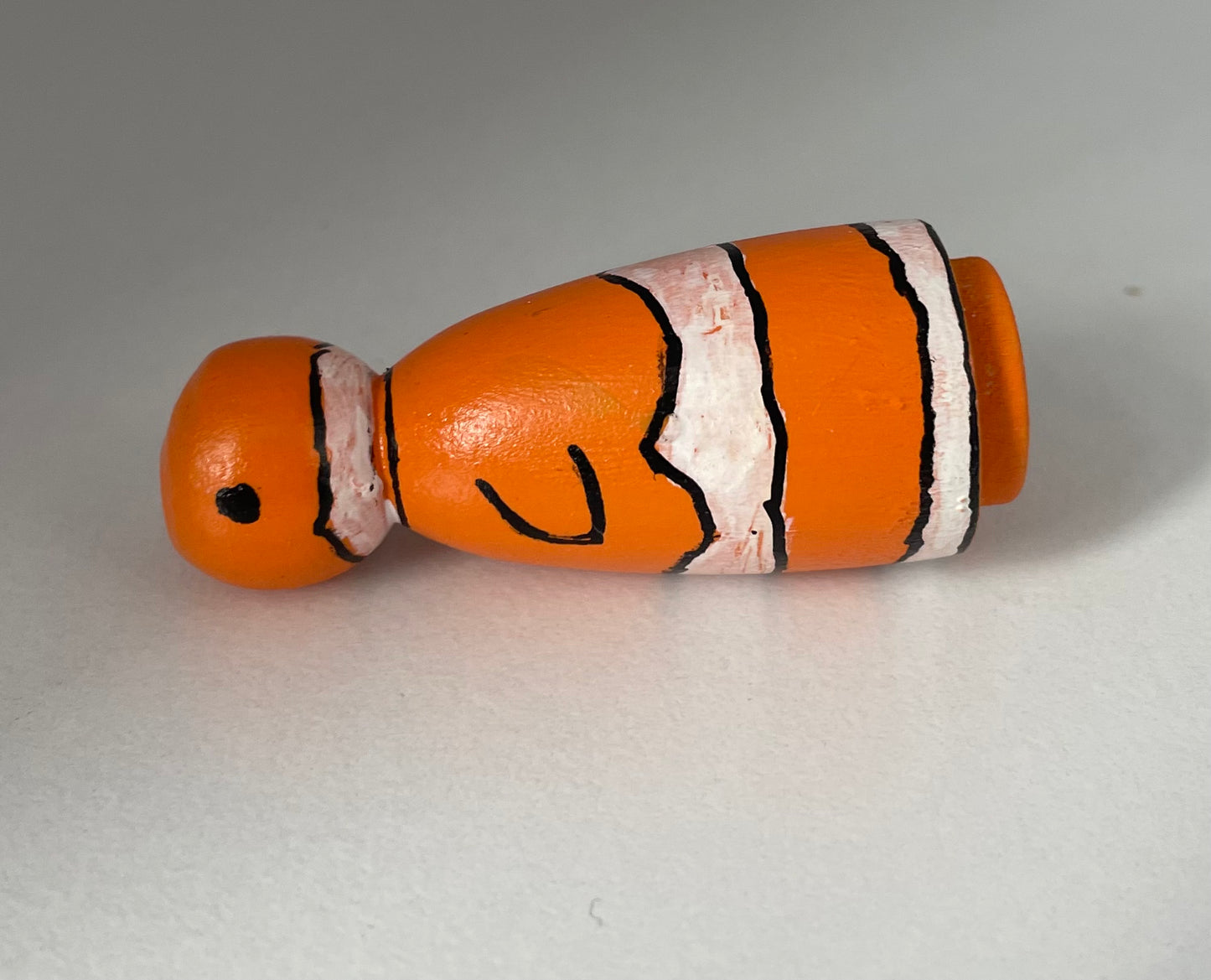 2” Clownfish Peg Doll