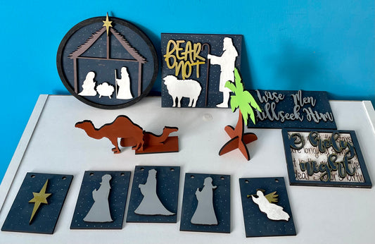 Nativity Tier Tray Set