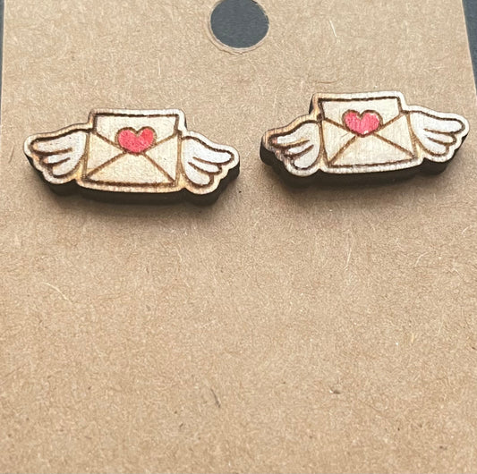 Love Letter Stud Earrings