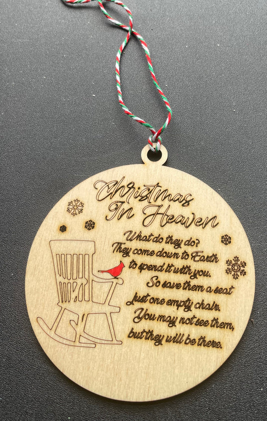 Christmas in Heaven Ornament