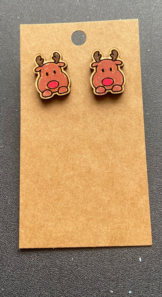 Rudolph Stud Earrings