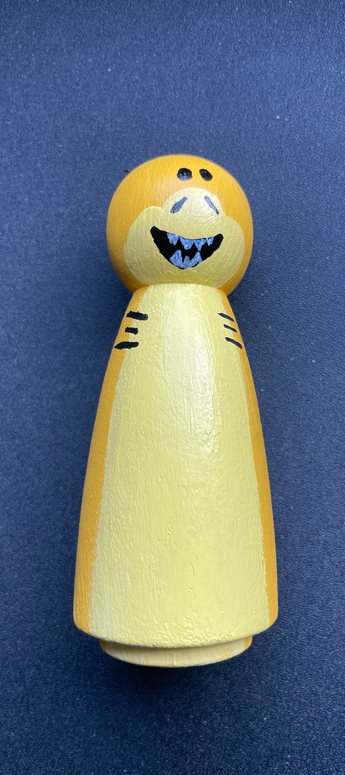 3.5” Yellow Shark Peg Doll