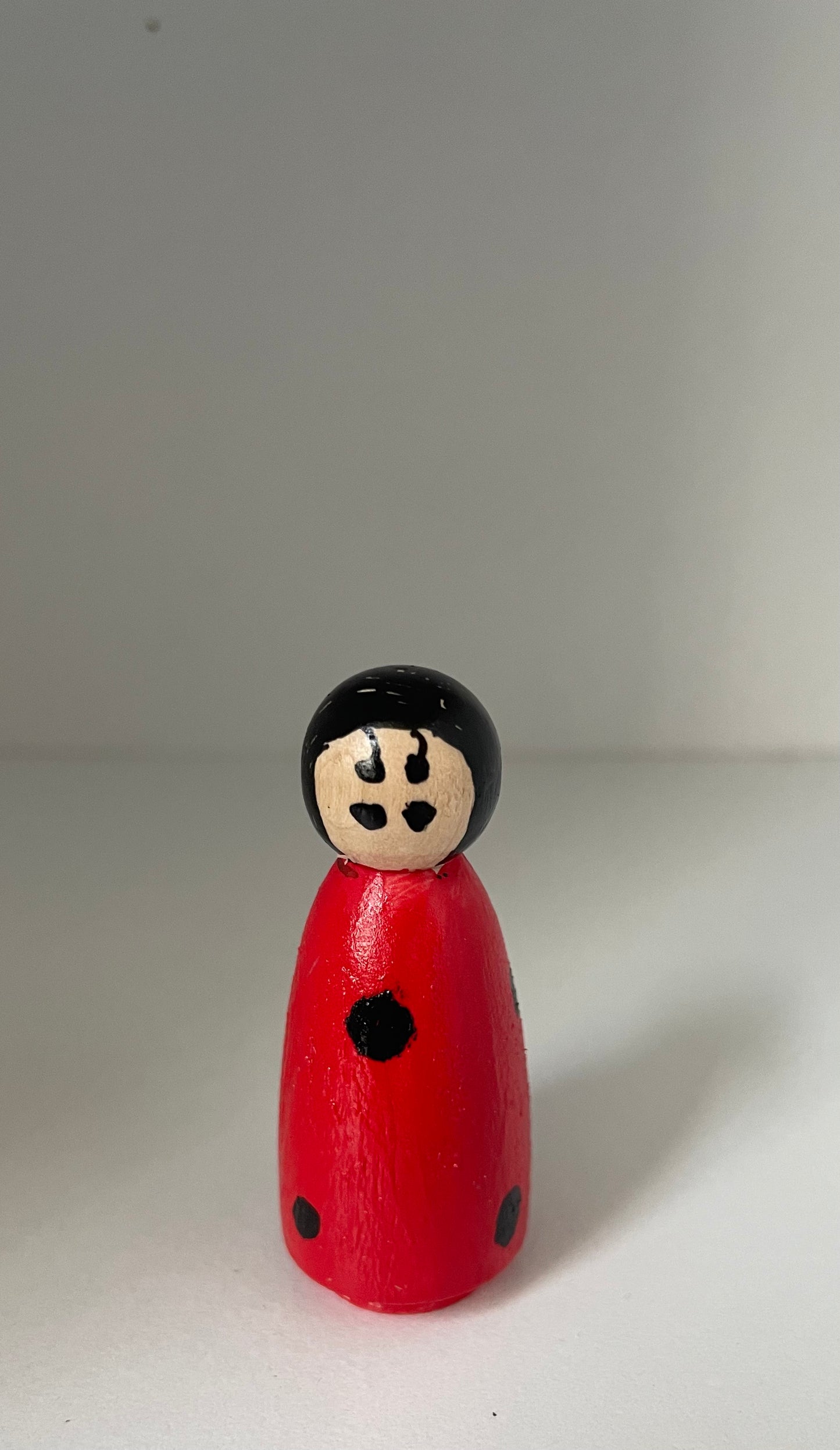 2” Ladybug Peg Doll