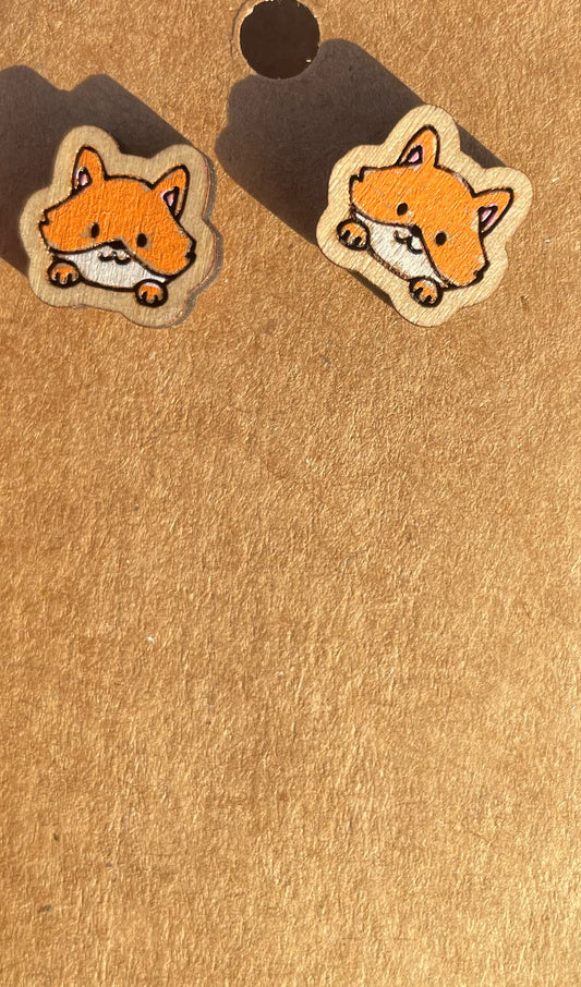 Fox Stud Earrings