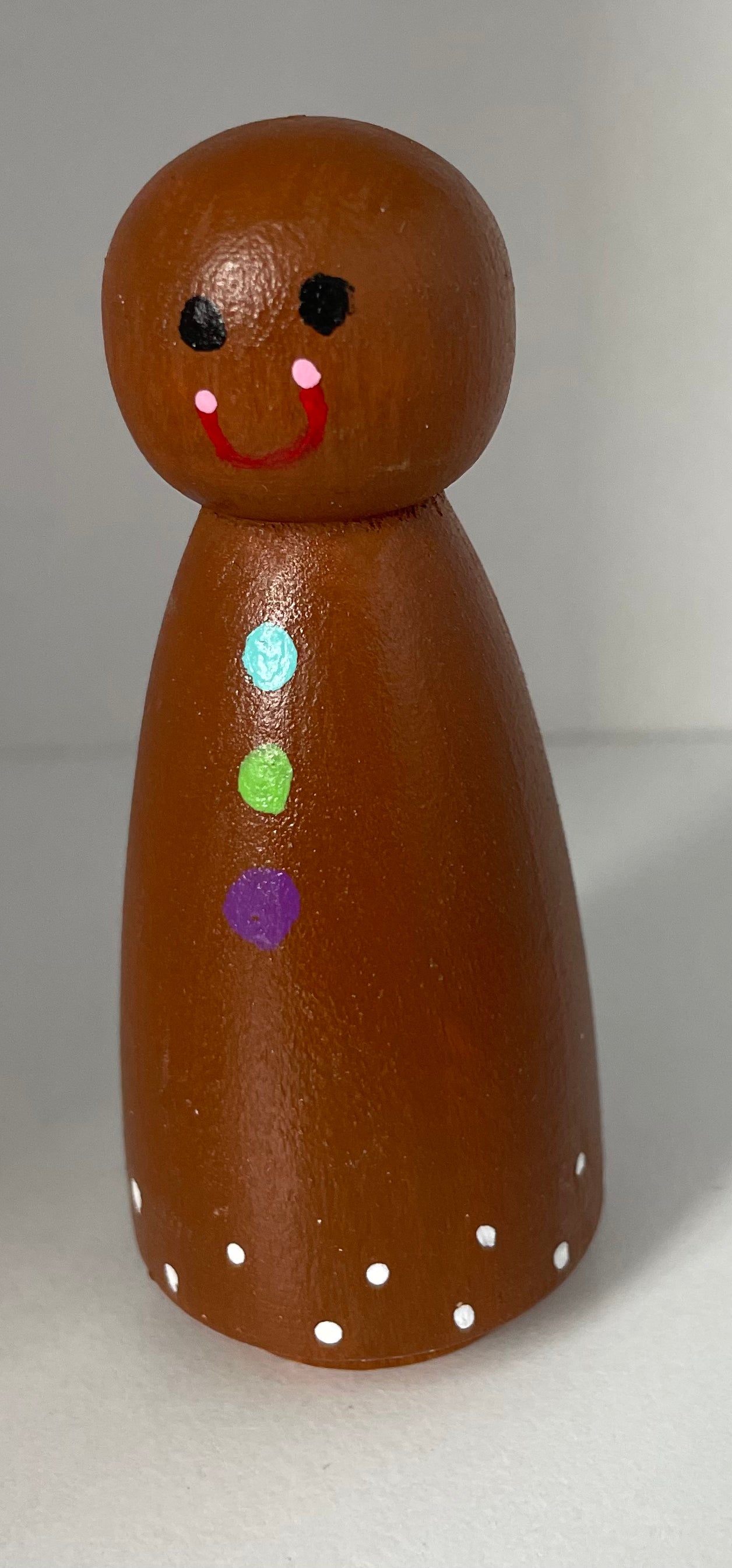 3.5” Gingerbread Peg Doll