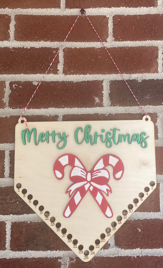 Christmas Countdown Sign