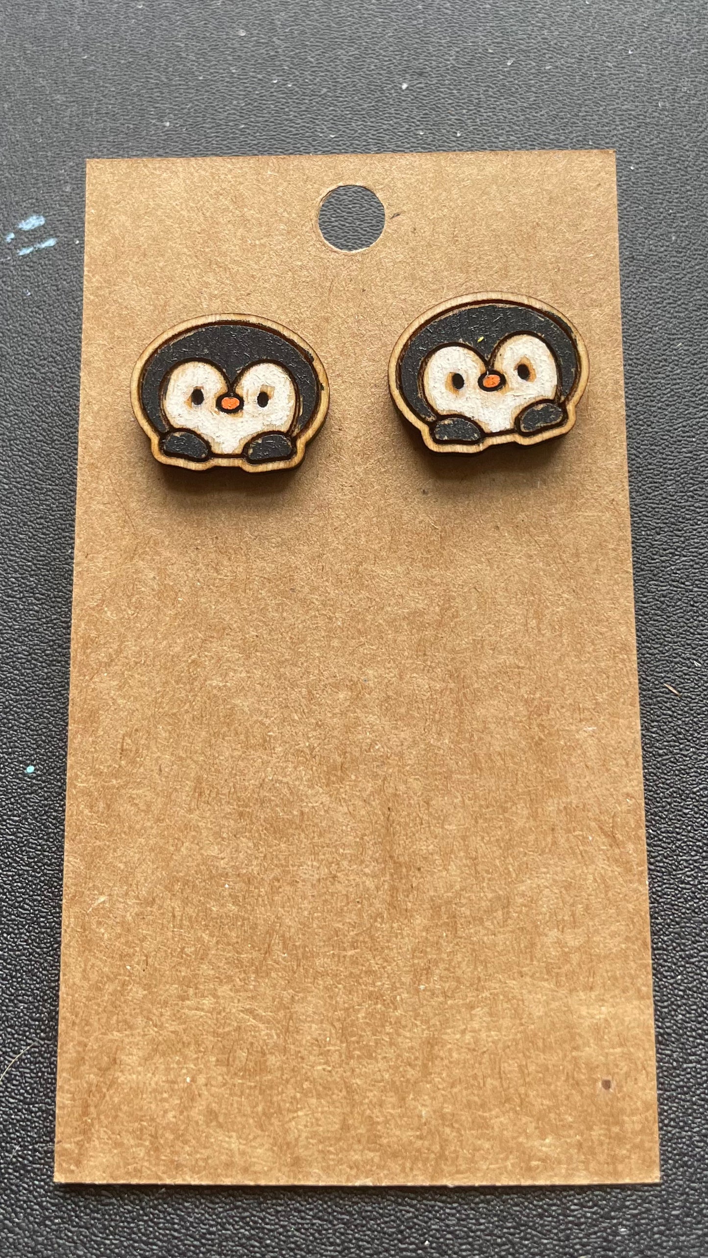 Penguin Stud Earrings