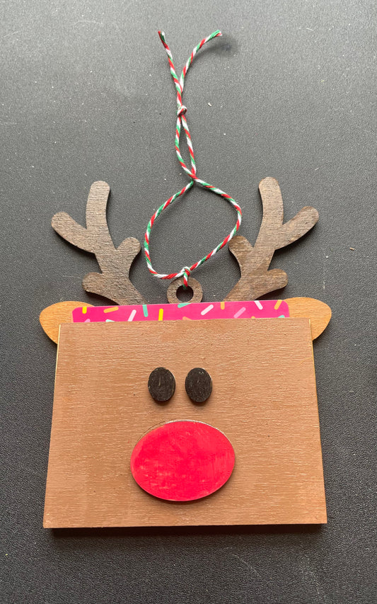 Rudolph Gift Card Holder Ornament