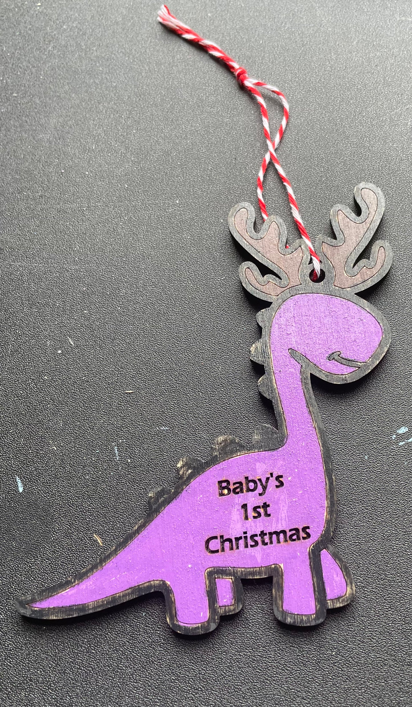 Baby’s First Christmas Dino Ornament