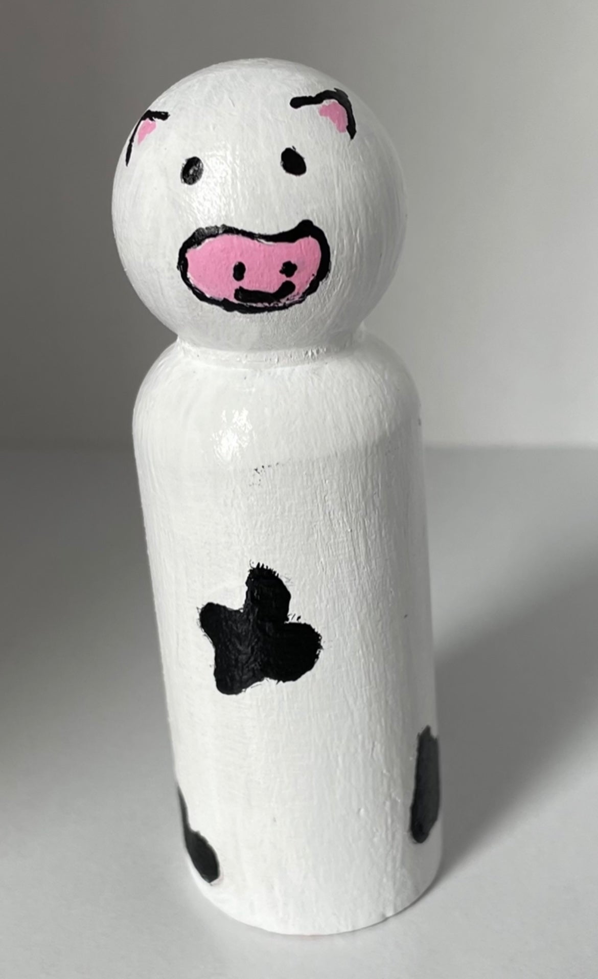 3.5” Cow Peg Doll