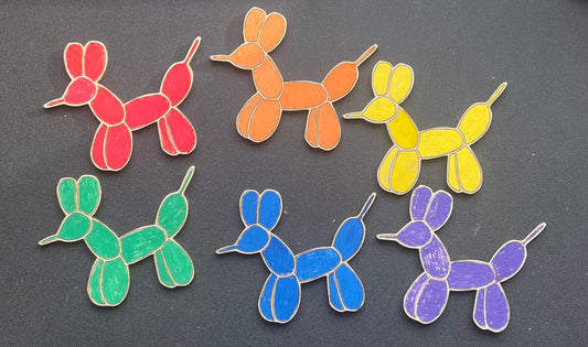 Balloon Animal Magnet Set