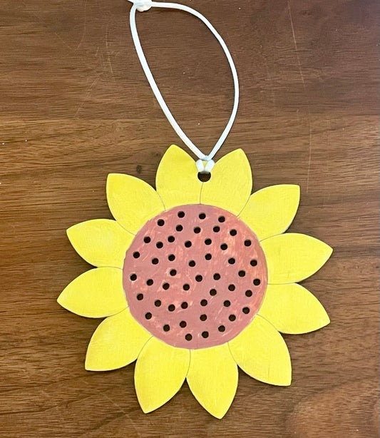 Sunflower Car Charm