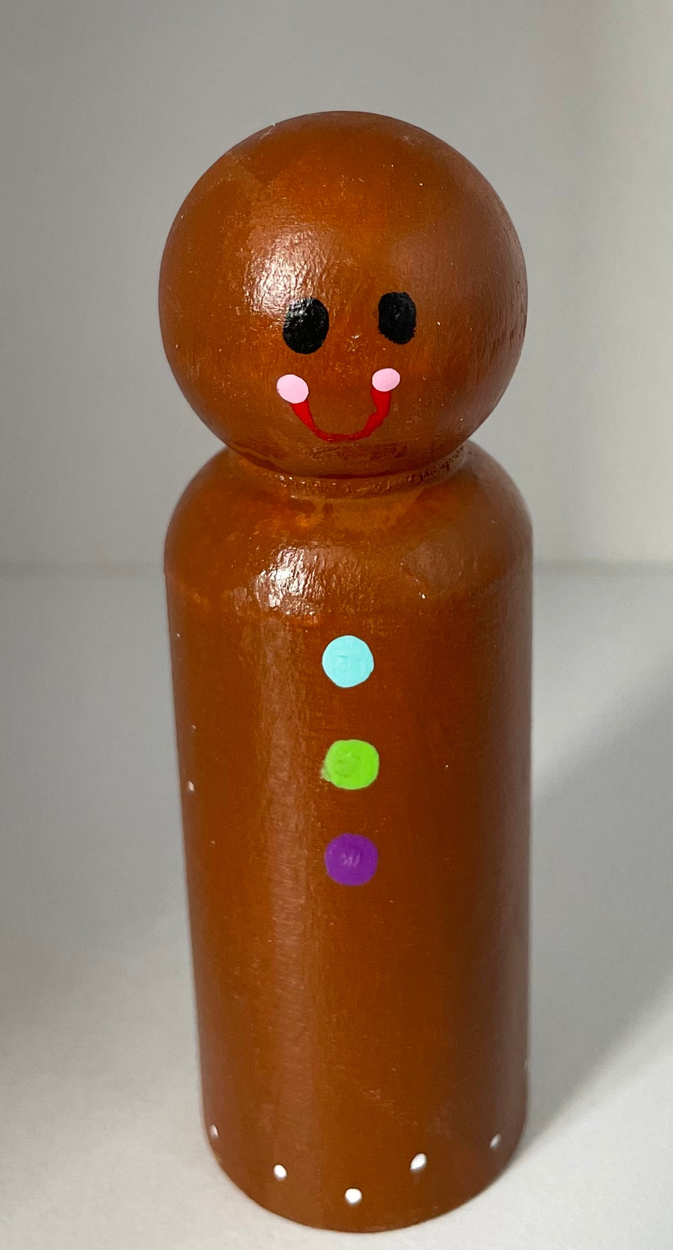 3.5” Gingerbread Peg Doll