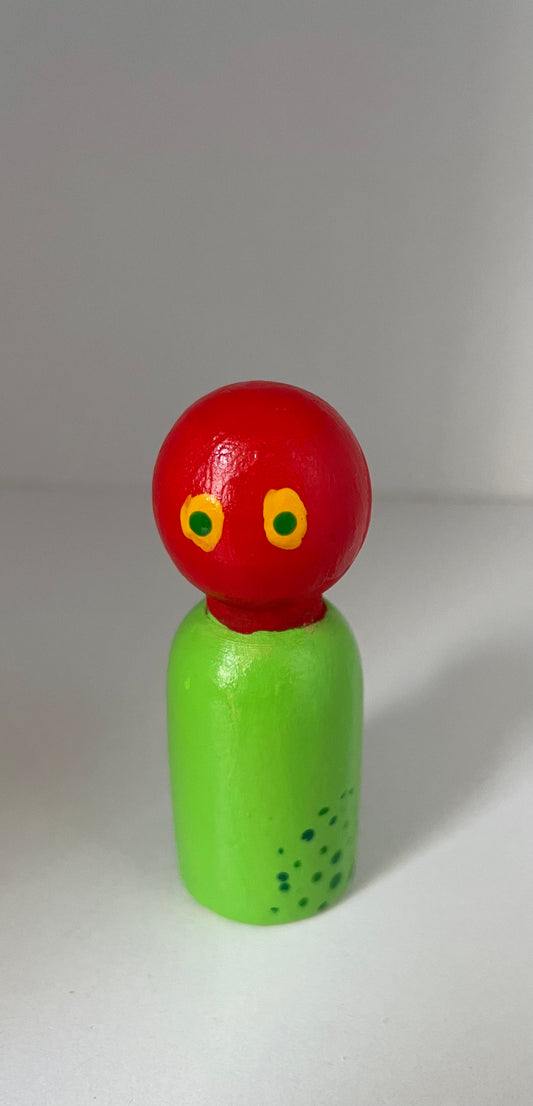 2.4” Caterpillar Peg Doll