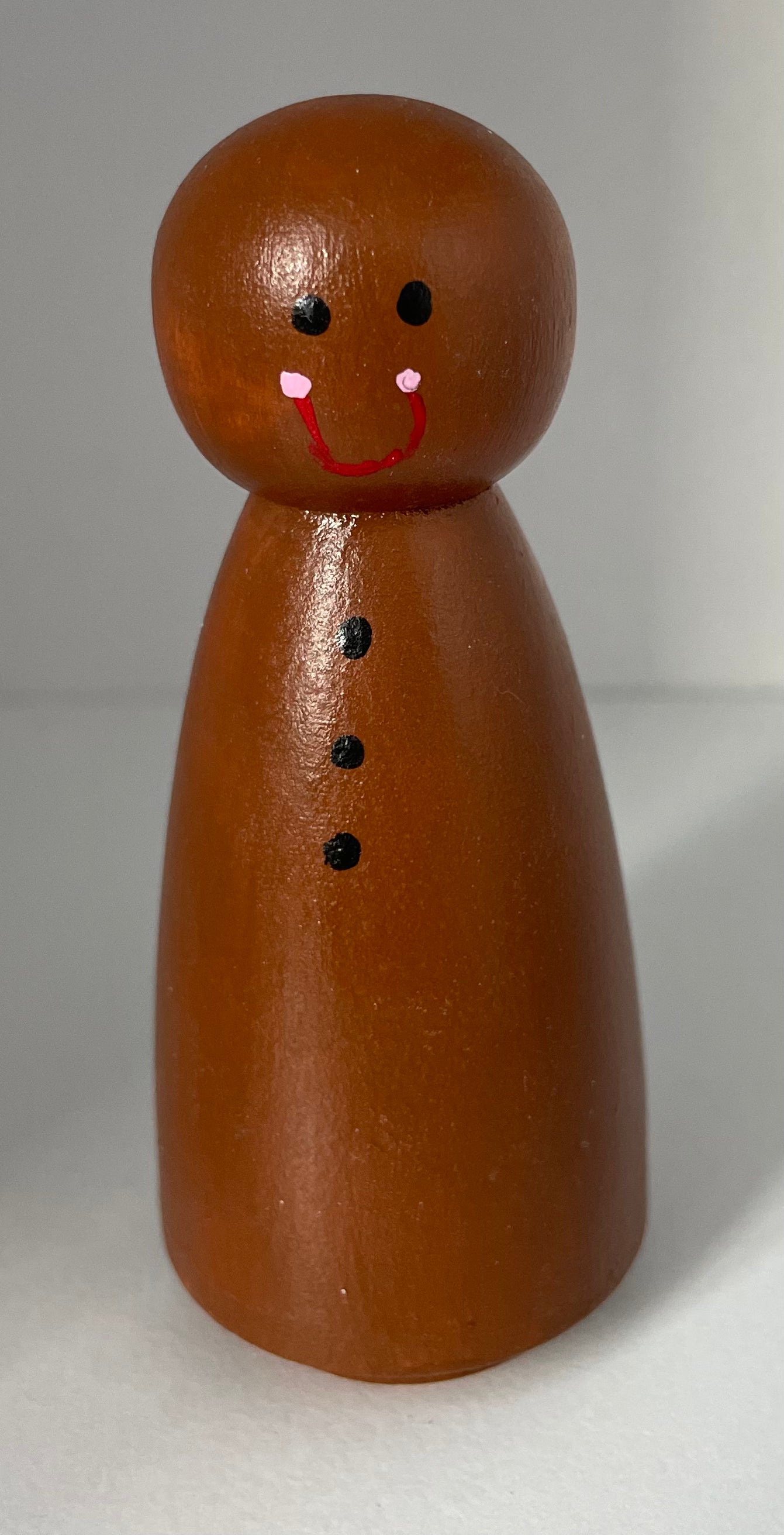 3.5” Gingerbread Peg Doll