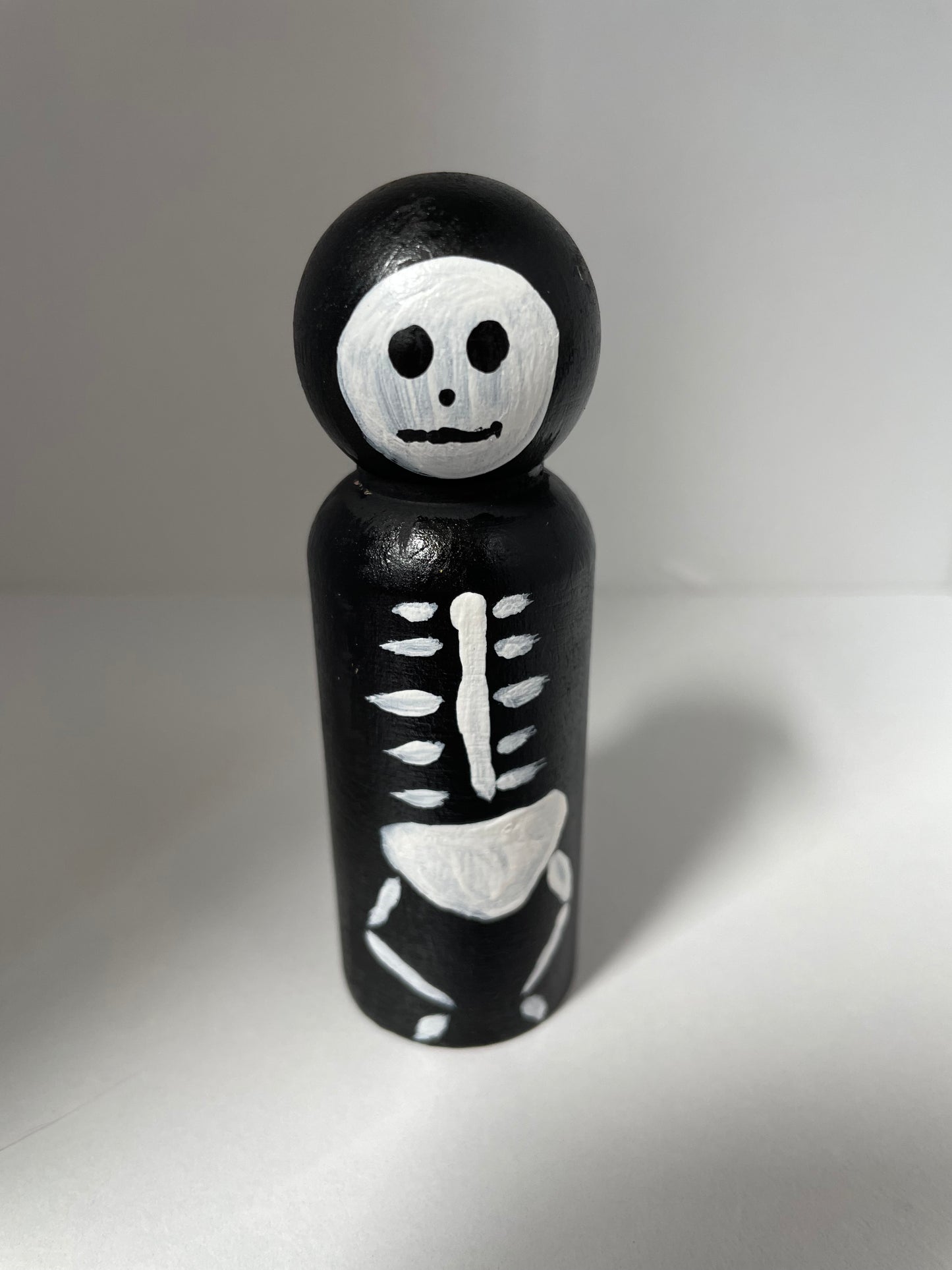 3.5” Skeleton Peg Doll