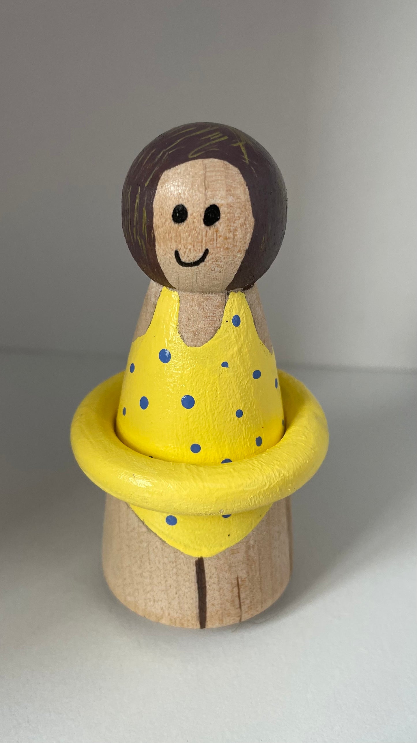 3.5” Swimmer Peg Doll