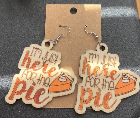 Pie Dangle Earrings