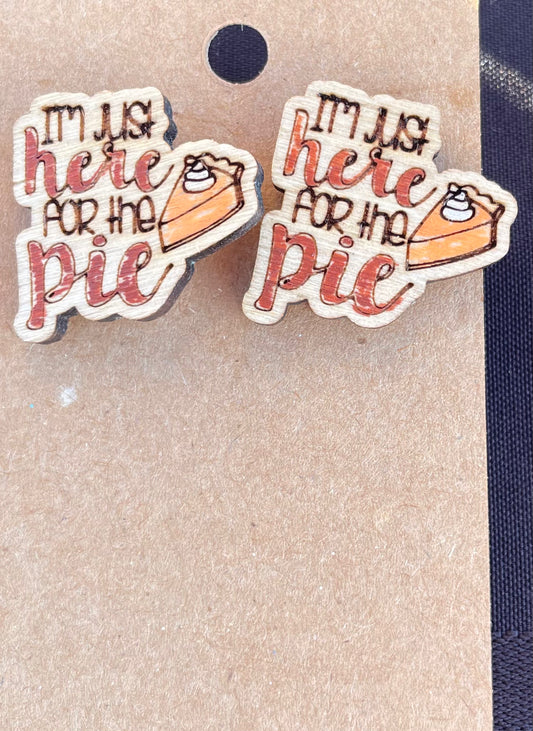 Pie Stud Earrings