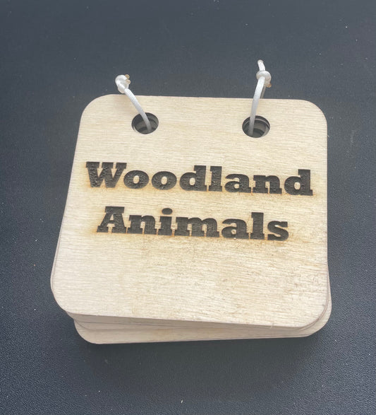 Woodland Animals Wood Book