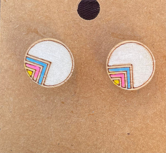 Geo Stud Earrings